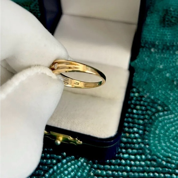 10K Gold Diamond Satellite Ring 💫 Multi Band Celestial Orbit 💫 - Picture 4 of 9